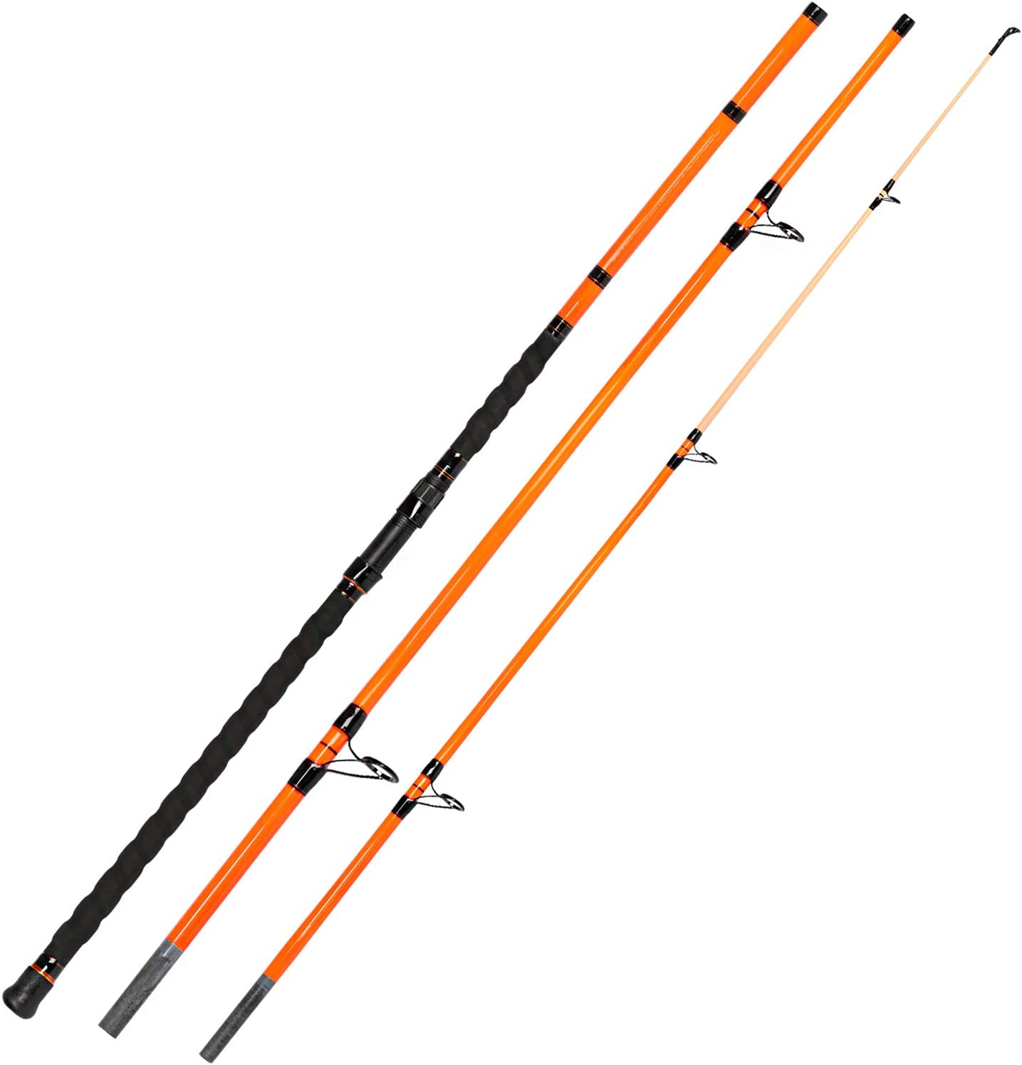 Surf Spinning Casting Travel Rod 2/3/4PCS Carbon Fiber Fishing Pole Heavy Medium