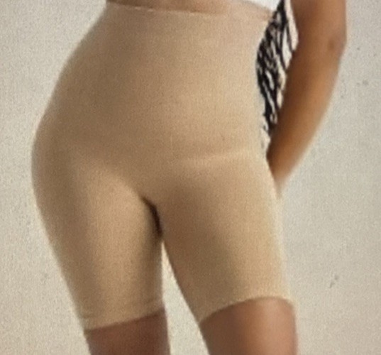 Spanx Mid Thigh Shaper Nude  Size G NWT 3X 4 X High Waisted