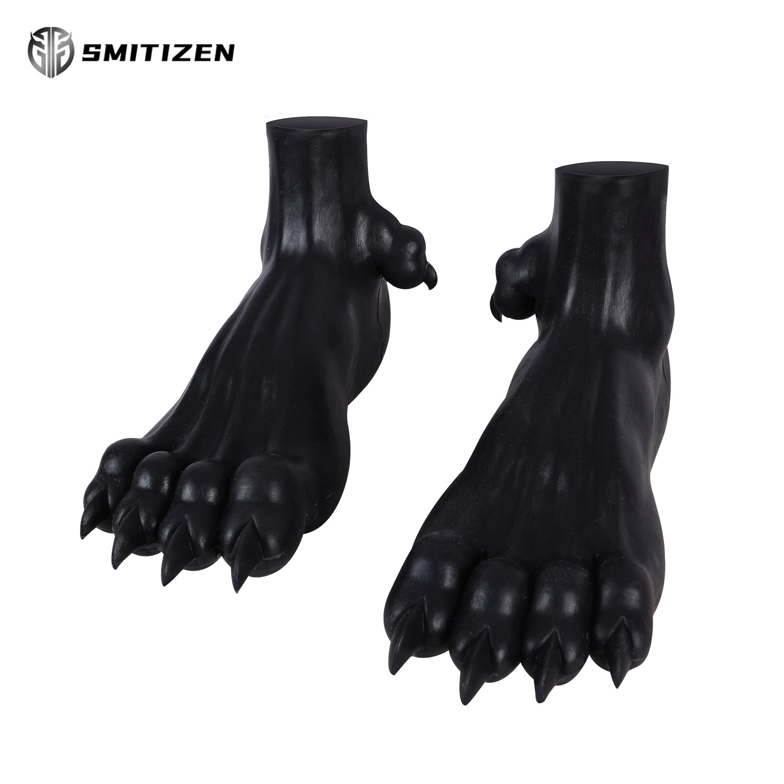 Smitizen Silicone Black Dragon Beast Paw Costume for Cosplay