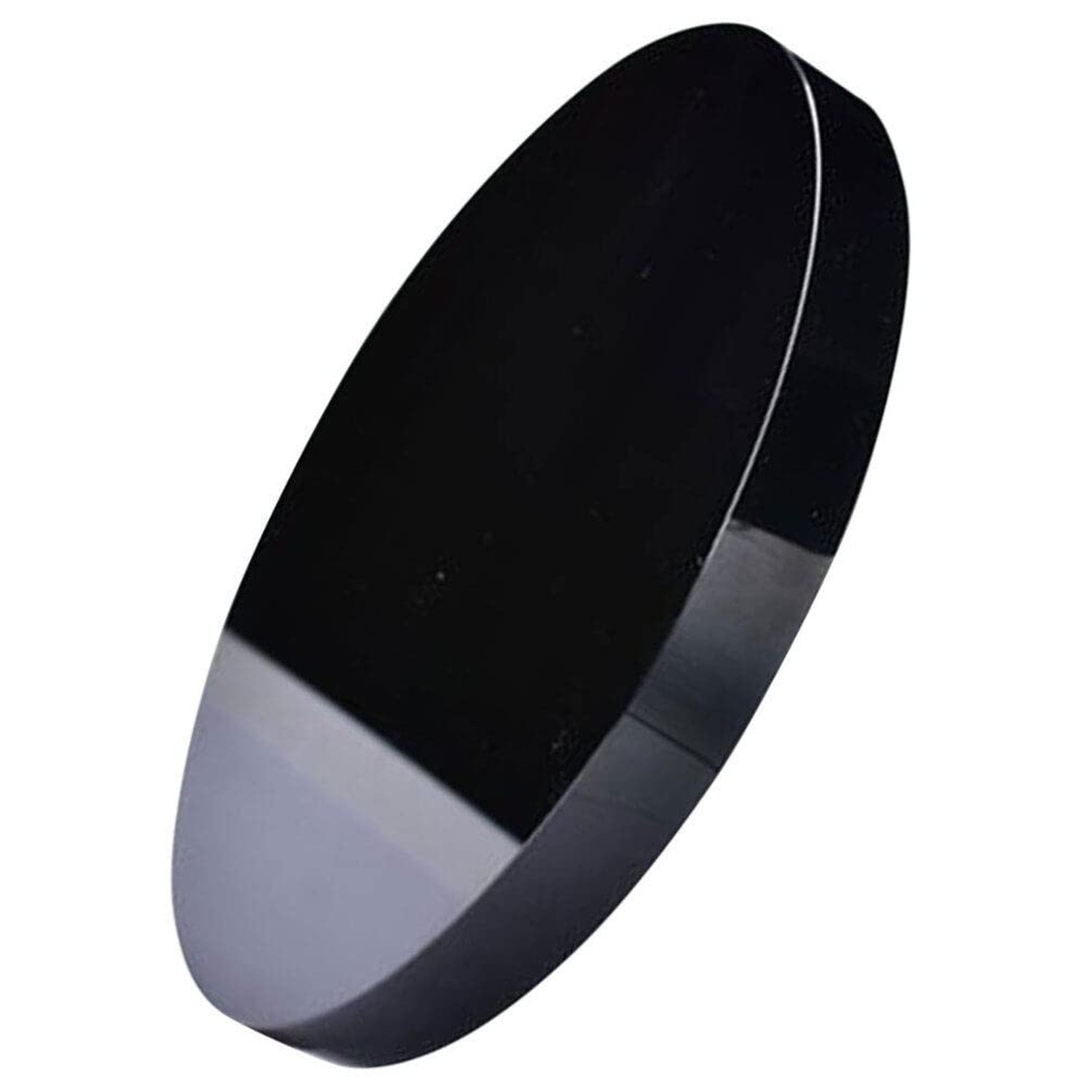 Garneck Obsidian Scrying Mirror Small Black Obsidian Disc for Meditation Divi...
