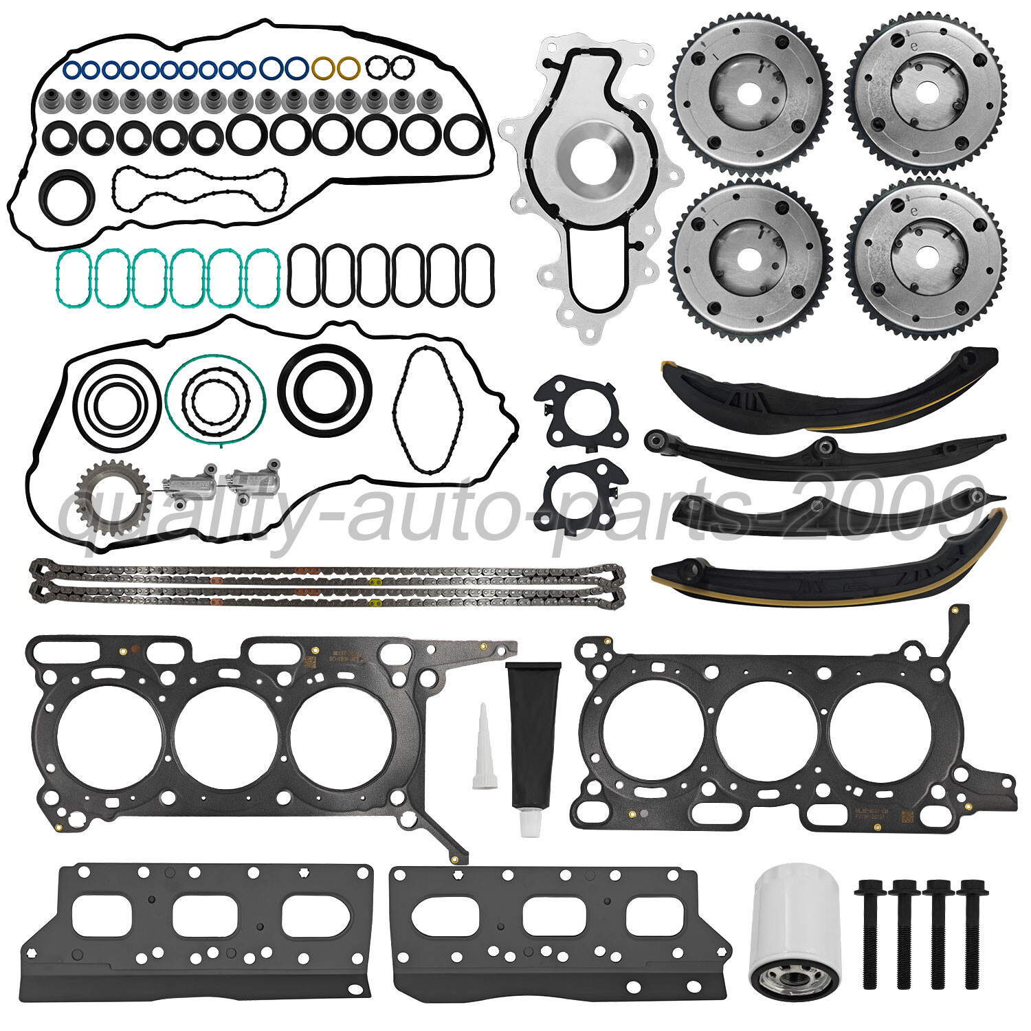 3.5L Engine Timing Chain Kit For 2017-2024 Ford F150 Ecoboost 18-24 Expedition