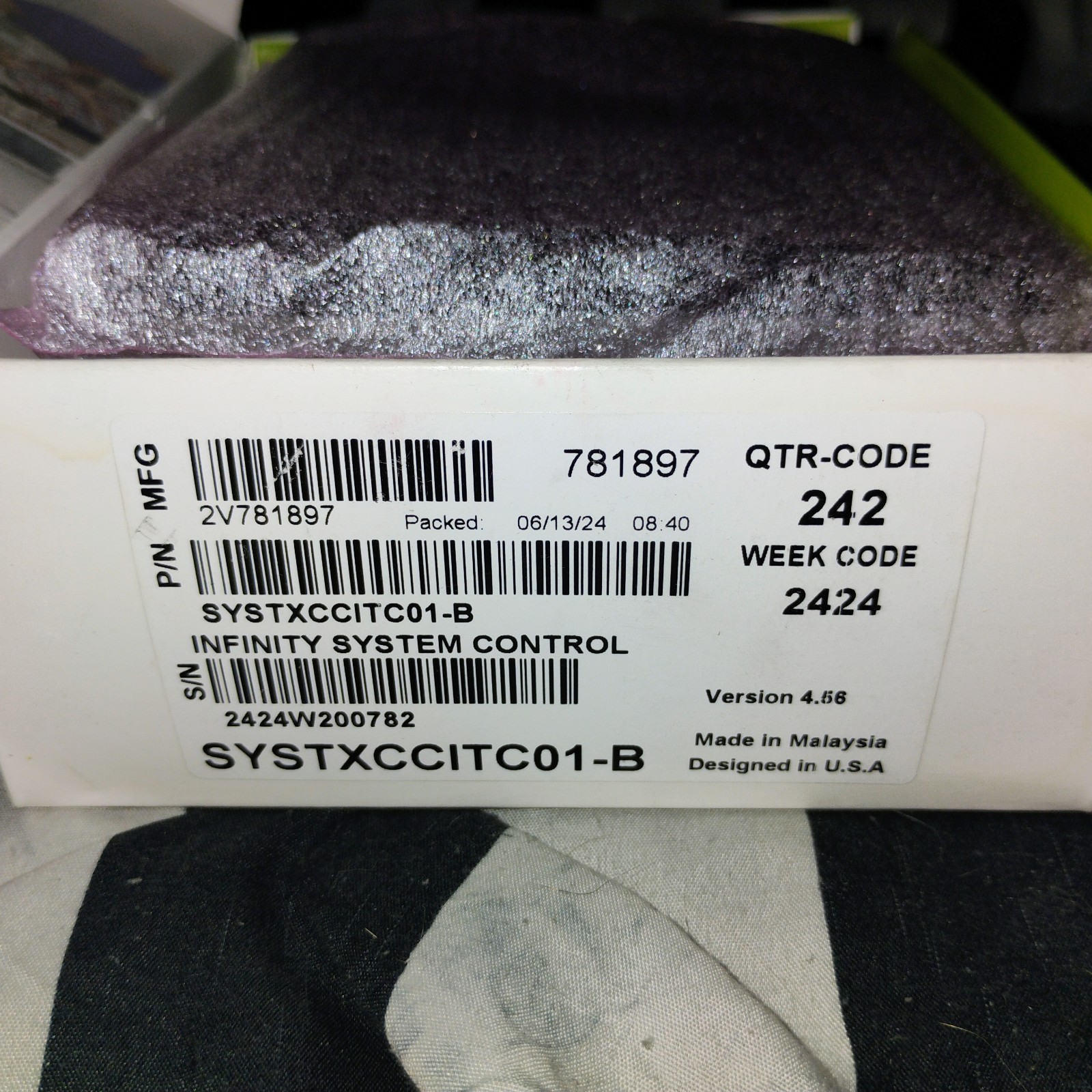 CARRIER SYSTXCCITC01-B INFINITY SYSTEM CONTROL BRAND NEW FREE SHIPPING