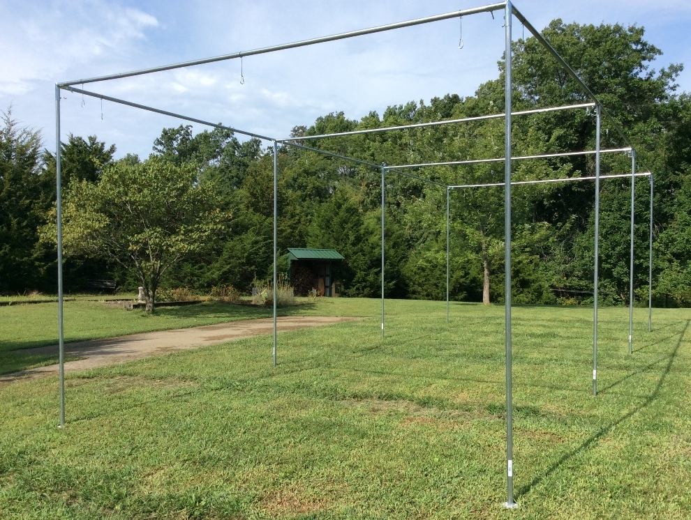 Batting Cage Frame Kit 10' x 12' x 30' EZ UP & DOWN Baseball Softball Frame Kit