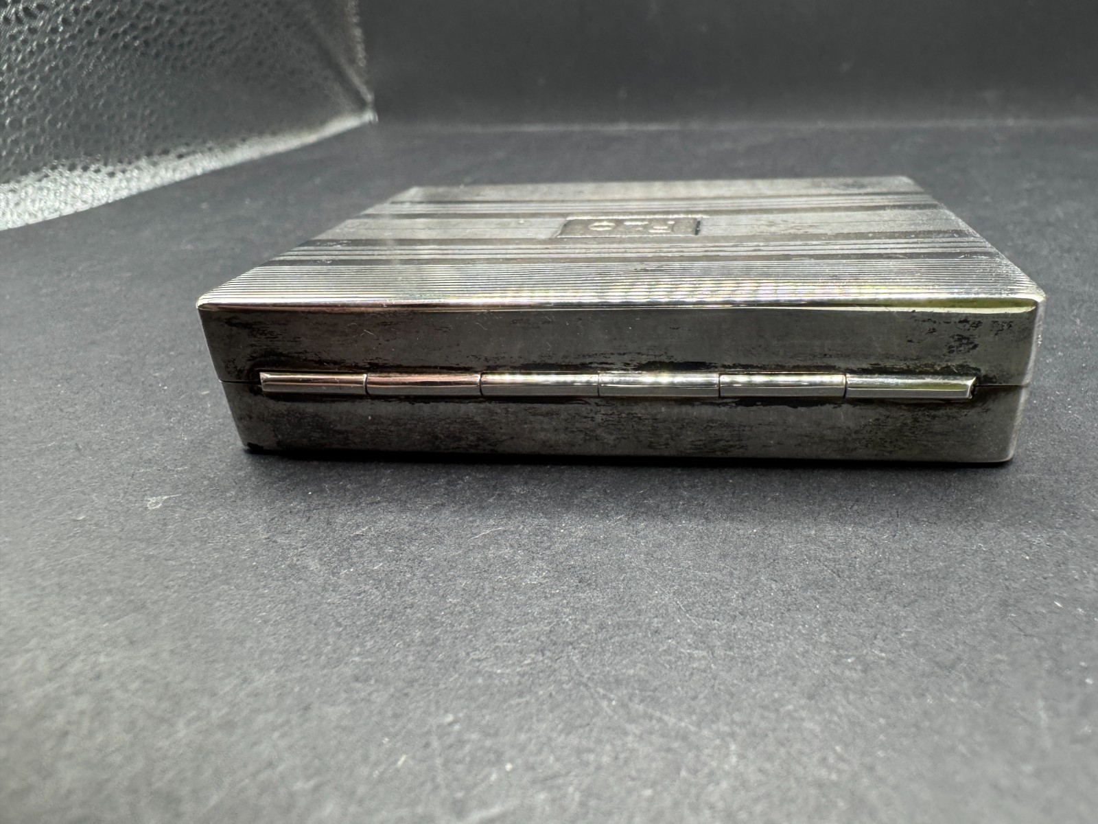 Vintage Tiffany & Co. Sterling Silver 925 Cigarette Case W/ Monogram 2.92"x2.23"