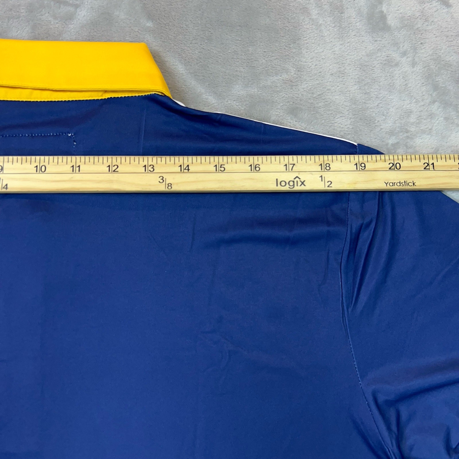 Tipsy Elves Men's XL Golf Polo Shirt Slice of Sunset Stripes