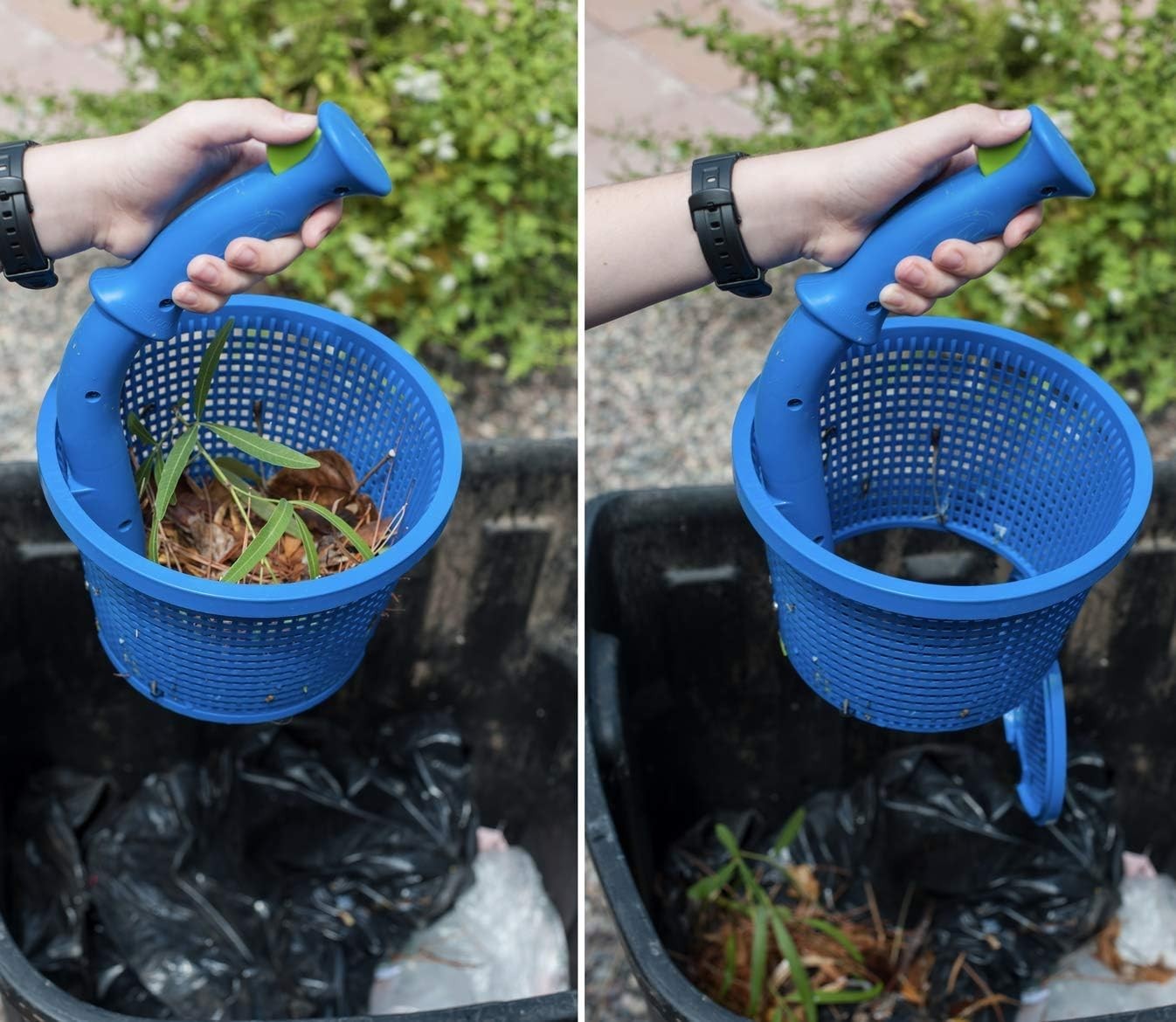 Inground Pool Skimmer Basket with Patented Handle & Advanced Suction System