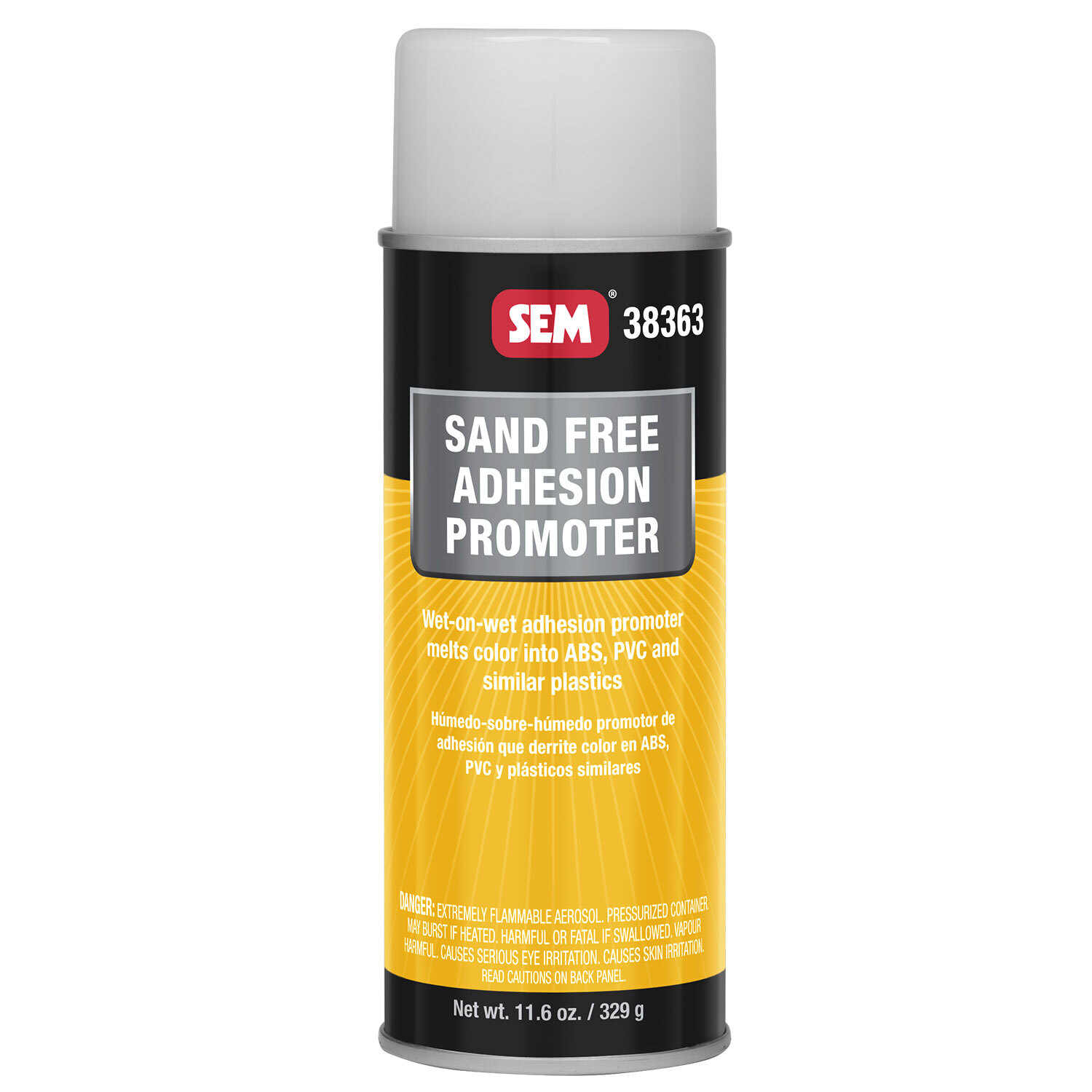 SEM Sand Free, Promotes Adhesion for ABS, PVC & Similar Plastics, 11.6oz Aerosol
