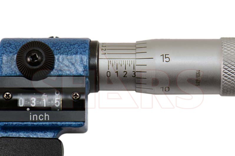 Shars 0- 1" DIGITAL READOUT DIGIT COUTNER OUTISDE MICROMETER 0.0001" CARBIDE P}