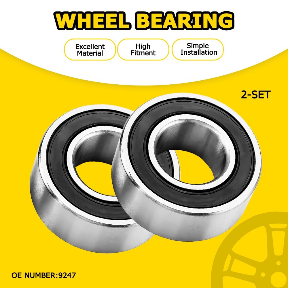 For 2004-2007 Harley Dyna 1" Axle Sealed Wheel Bearings 9247 Front Or Rear 04-07