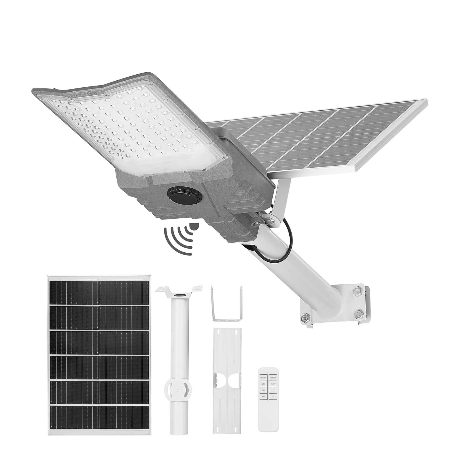 VEVOR 12000W Solar Street Light Outdoor 900000LM Parking Lot Light Dusk to Dawn