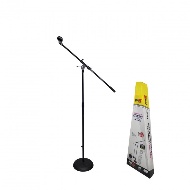 Pro X Round Base Microphone Stand W/Boom