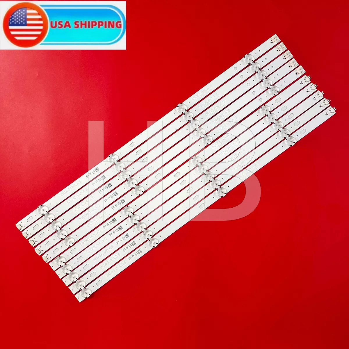 EAV63632405 LG 55UJ6300-UA 55LJ55_FHD 55UJ63_UHD Full Set LED Strips (10)