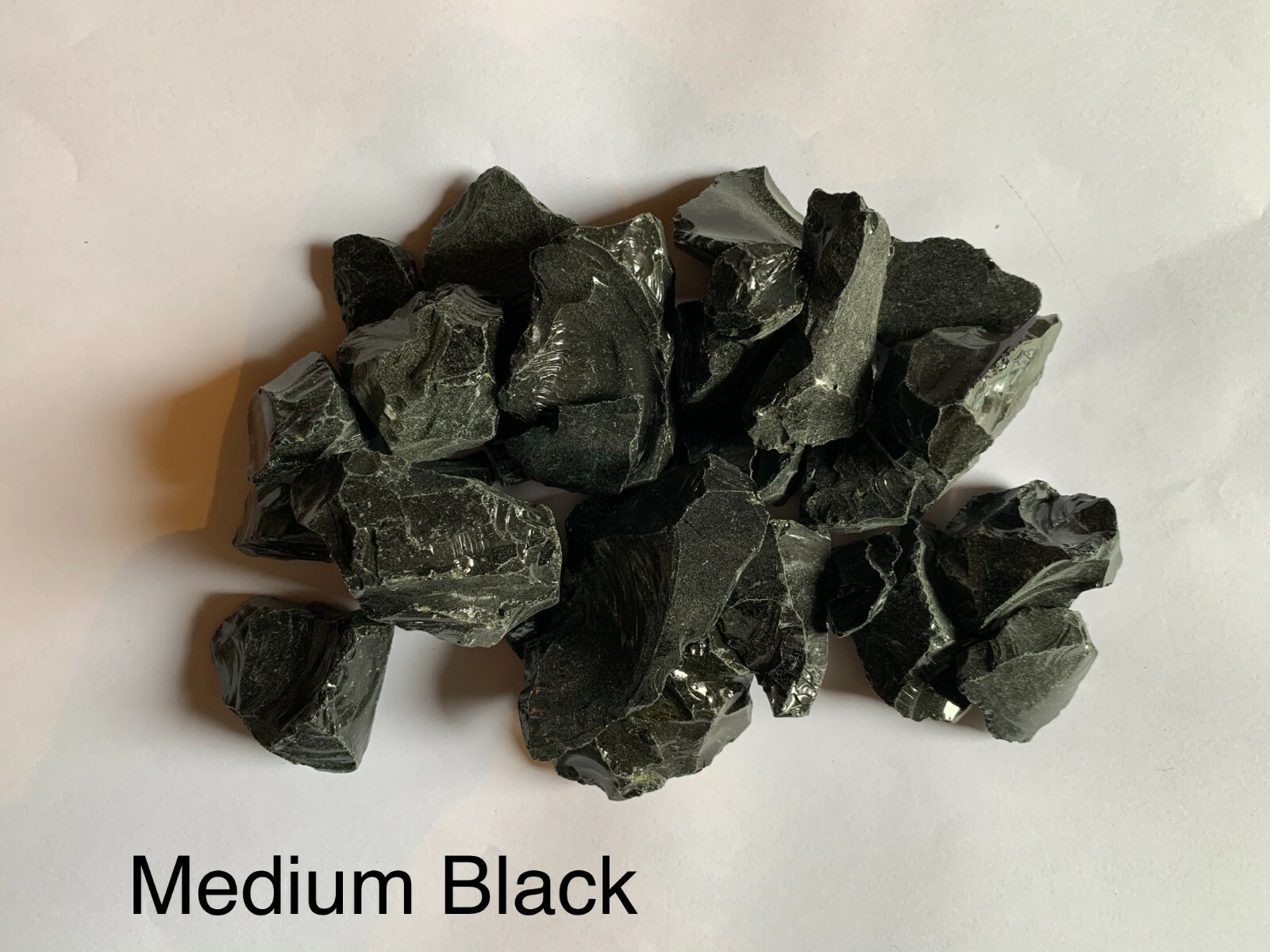 Black Fire Glass, Medium, Gas Fire Pits, Gas Fireplaces, Landscape