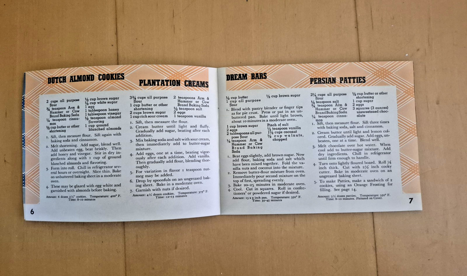 Vintage 1938 GOOD THINGS TO EAT Arm & Hammer Advertising Recipe Booklet