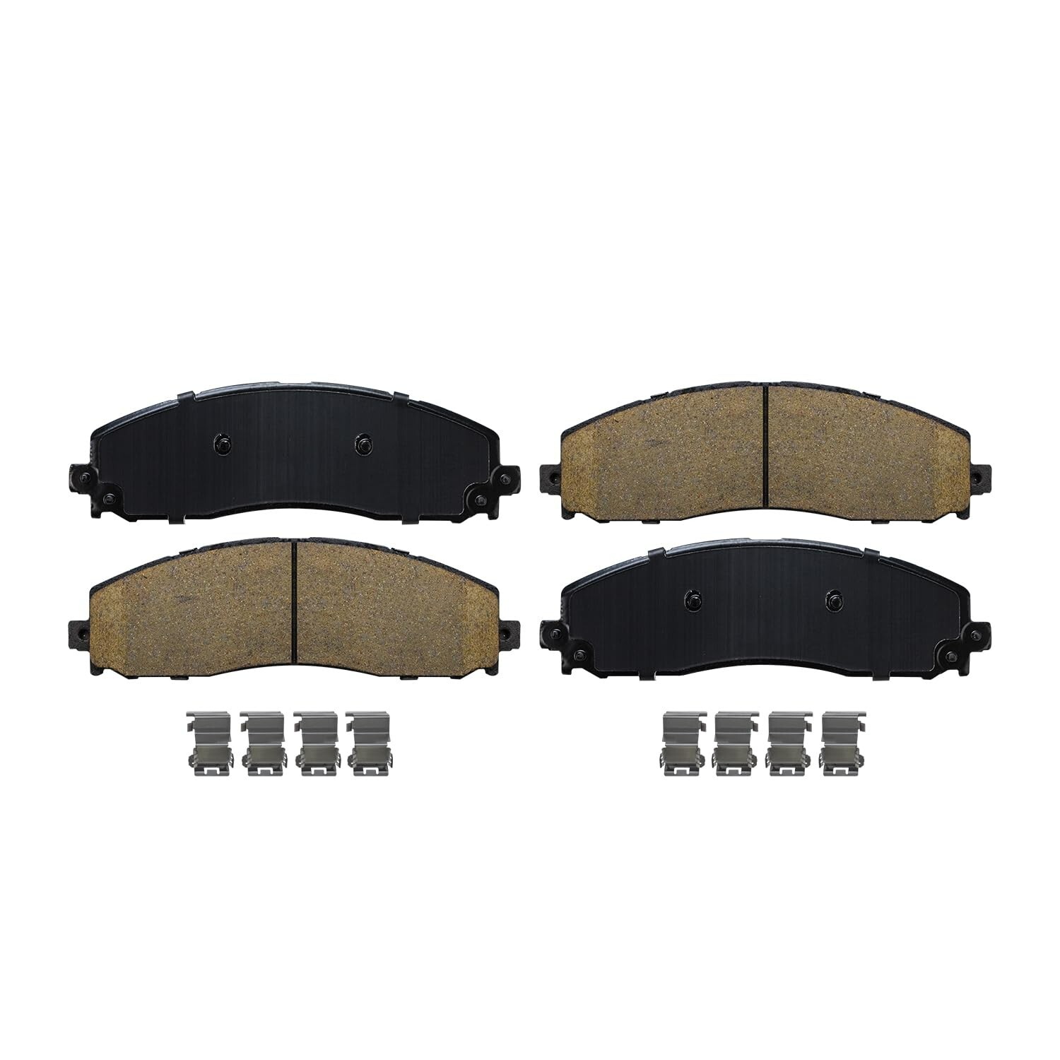 Front and Rear Ceramic Brake Pads for F-250 F-350 F-450 Super Duty