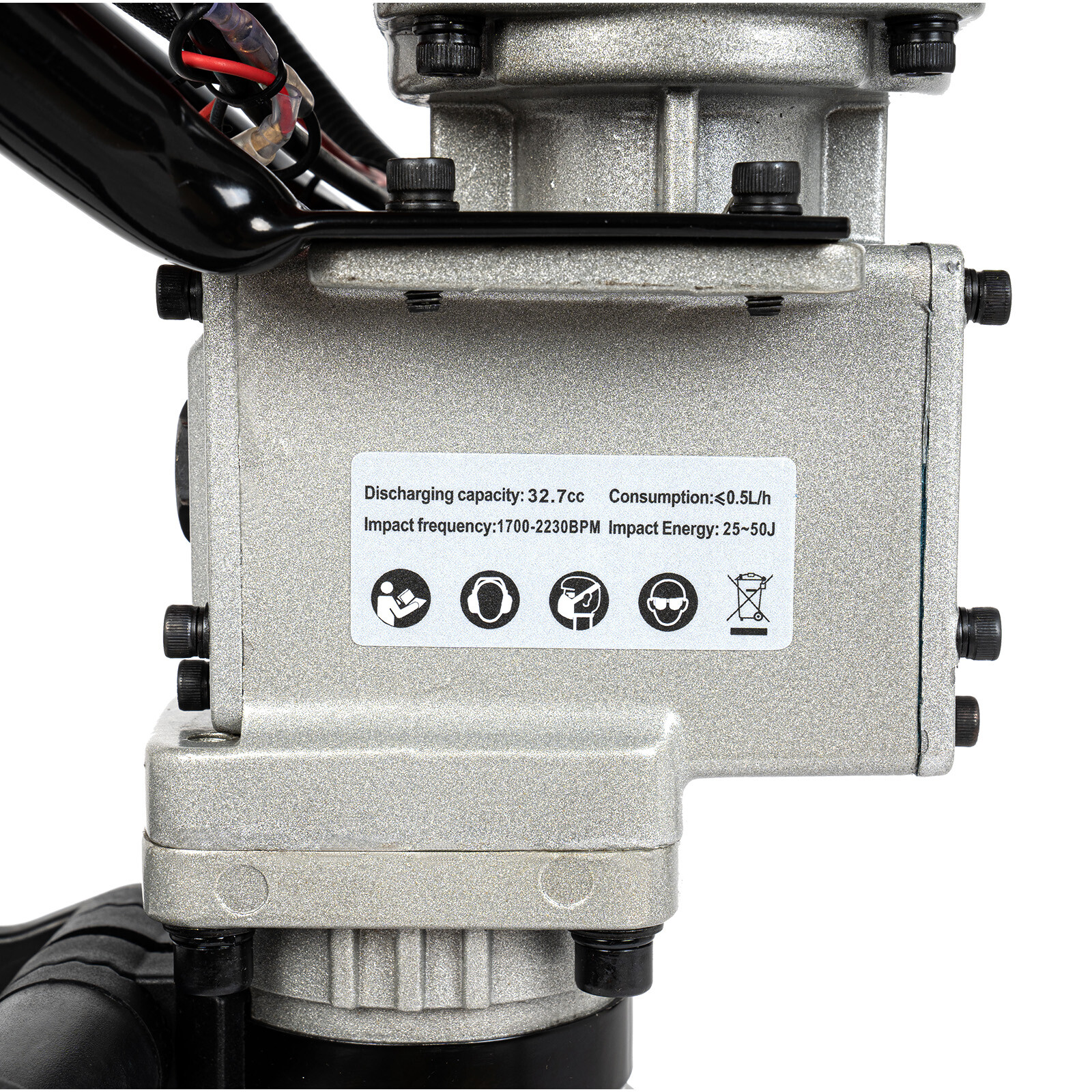 Fence T Post Driver Gas Powered 2 Stroke Motor Pile Drivers Jack Hammer Gasoline