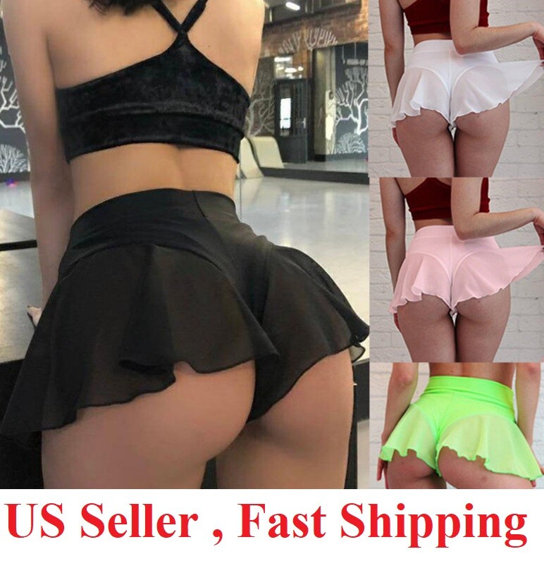 Women Sexy High Waist A-line Skater Mini Skirt Pleated Short School Skirts Dress