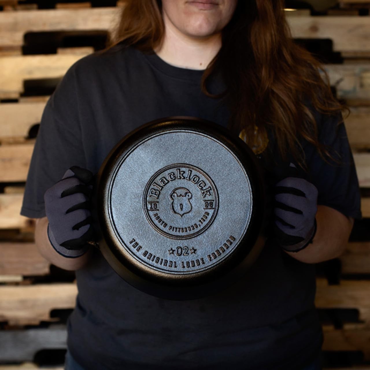 Lodge Blacklock Triple Seasoned Cast Iron Dutch Oven, 5 1/2-Qt.