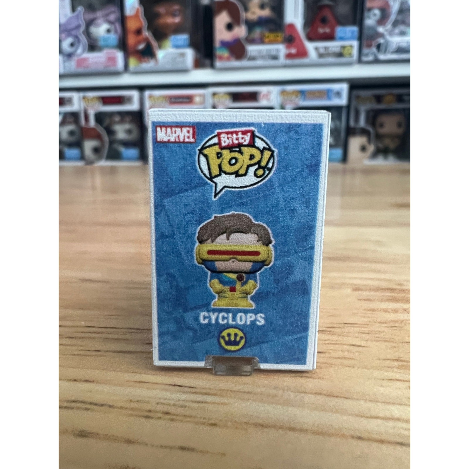 BITTY Cyclops 1" Funko Pop X-Men Marvel Comics Books Mutants Scott Summers '97