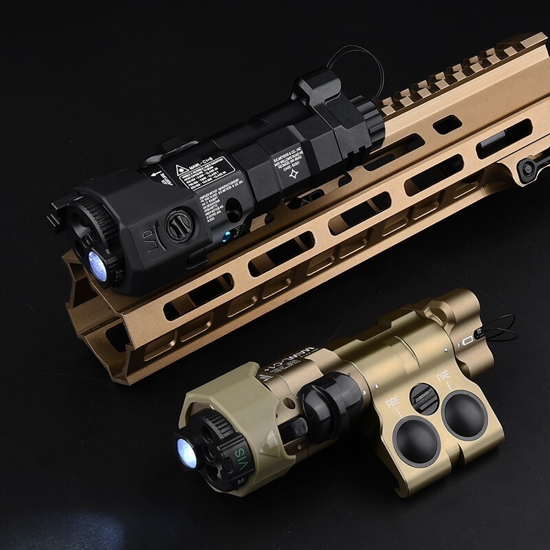 WADSN MAWL C1+ Laser Red Green IR Laser Sight White LED Strobe Flashlight