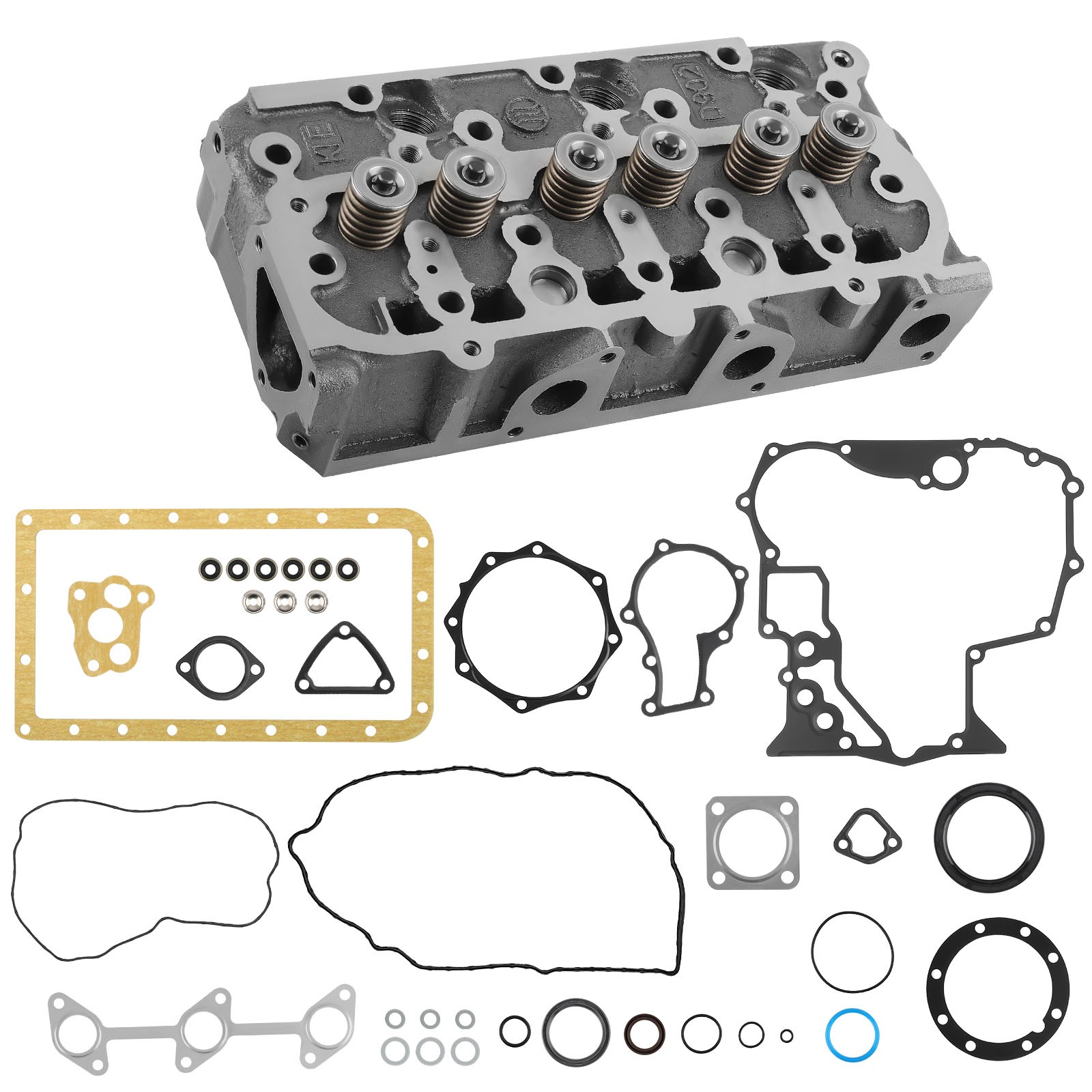 Complete Cylinder Head for Kubota D902 Engine D902-EF01 1G962-03045 1G962-03046