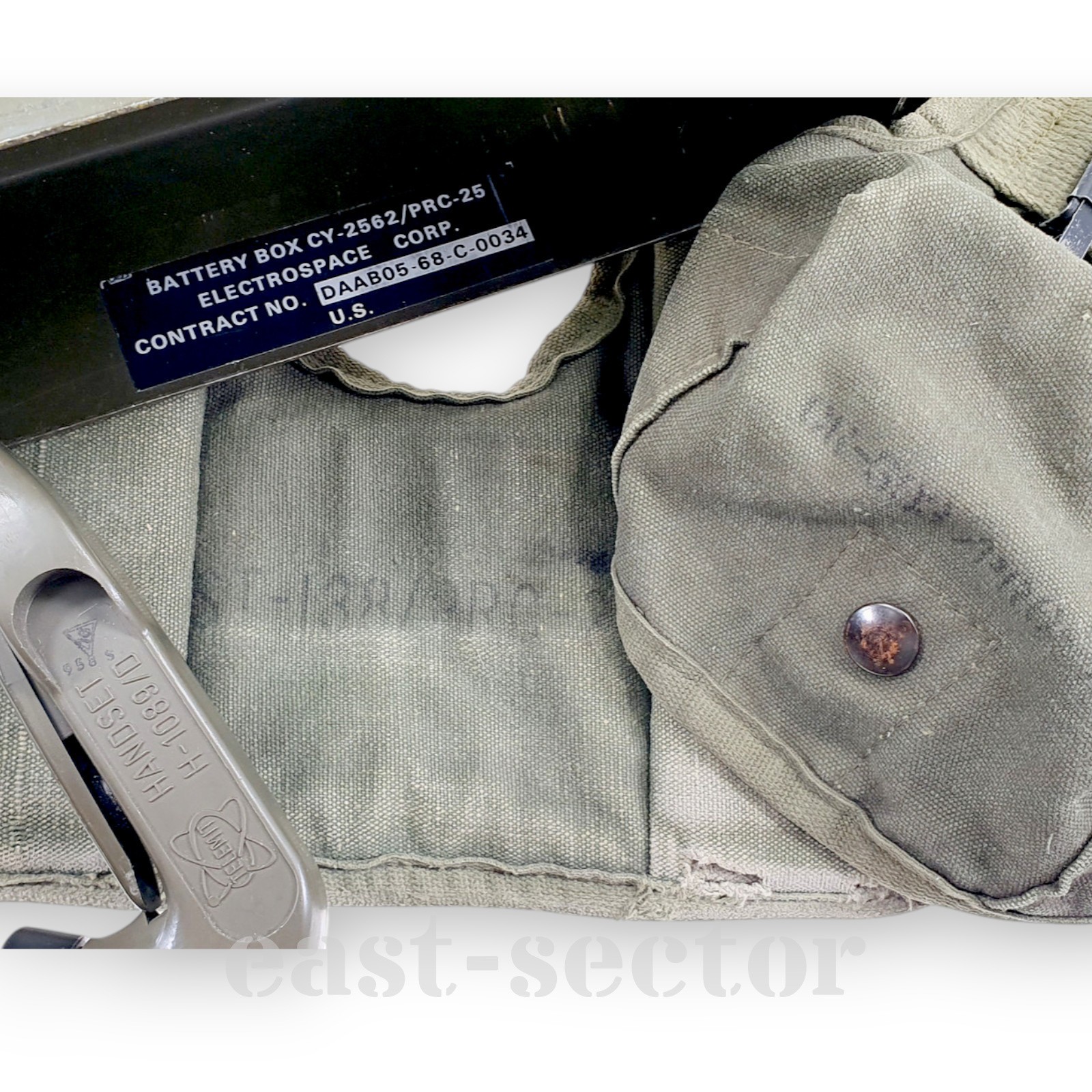 US Army PRC-77 RT-841 Military Radio Set Manpack Antenna Frame Handset Bag PRC25