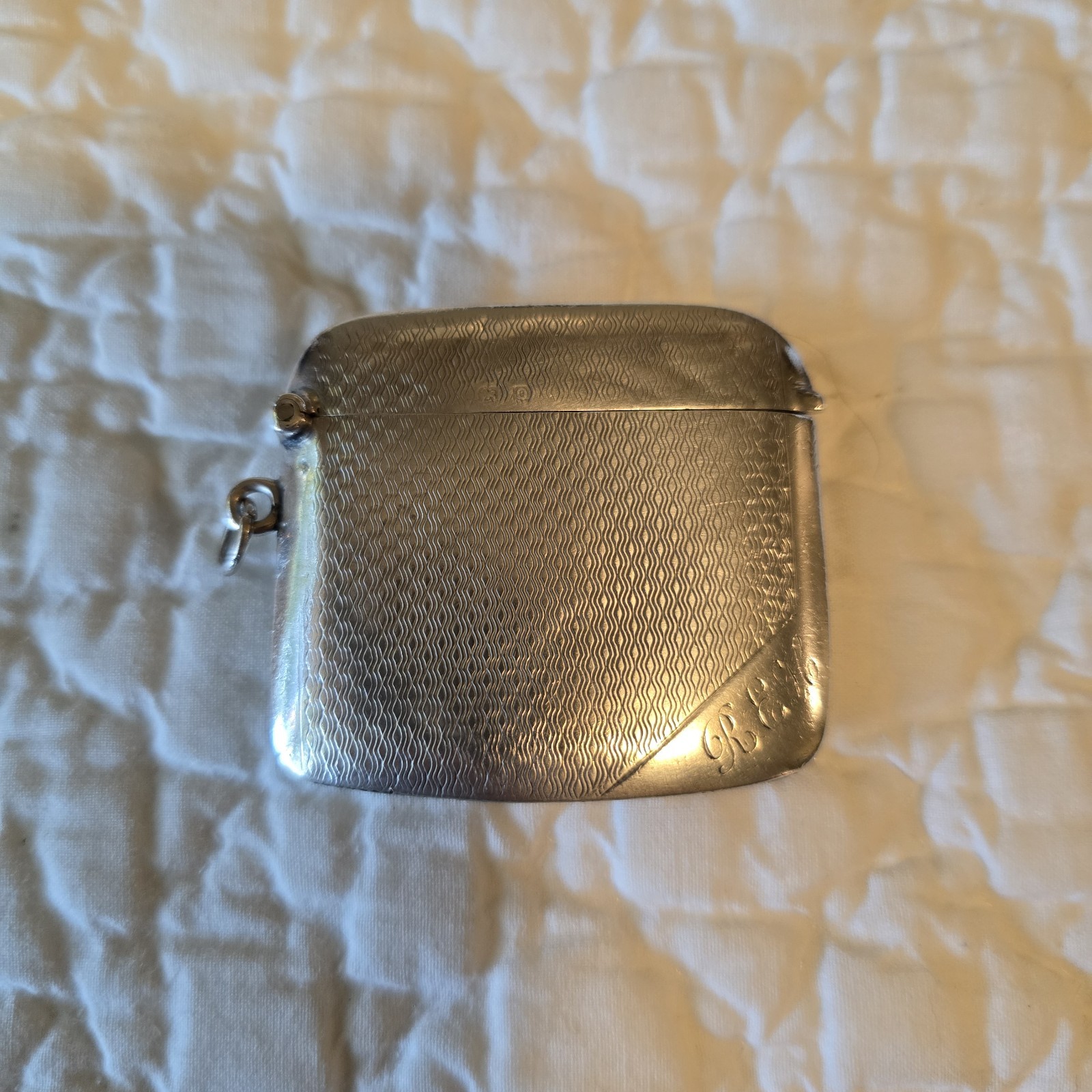 Antique Deakin & Francis Vesta Case Match Safe Holder Sterling Circa 1913 London