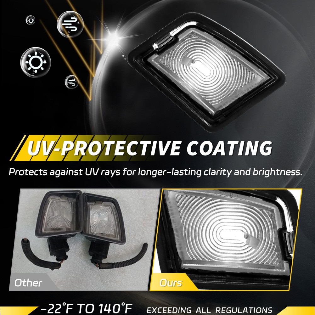 2X Rear License Plate Tag Lights For 98-05 VW Beetle & 03-05 Beetle Convertible