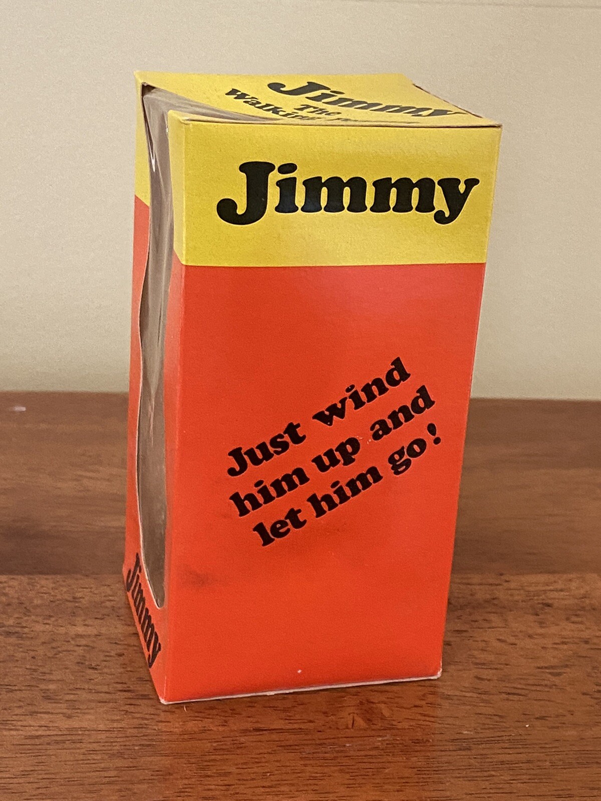 Jimmy Carter "Jimmy The Walking Peanut" Vintage Wind-Up Toy in its Original Box