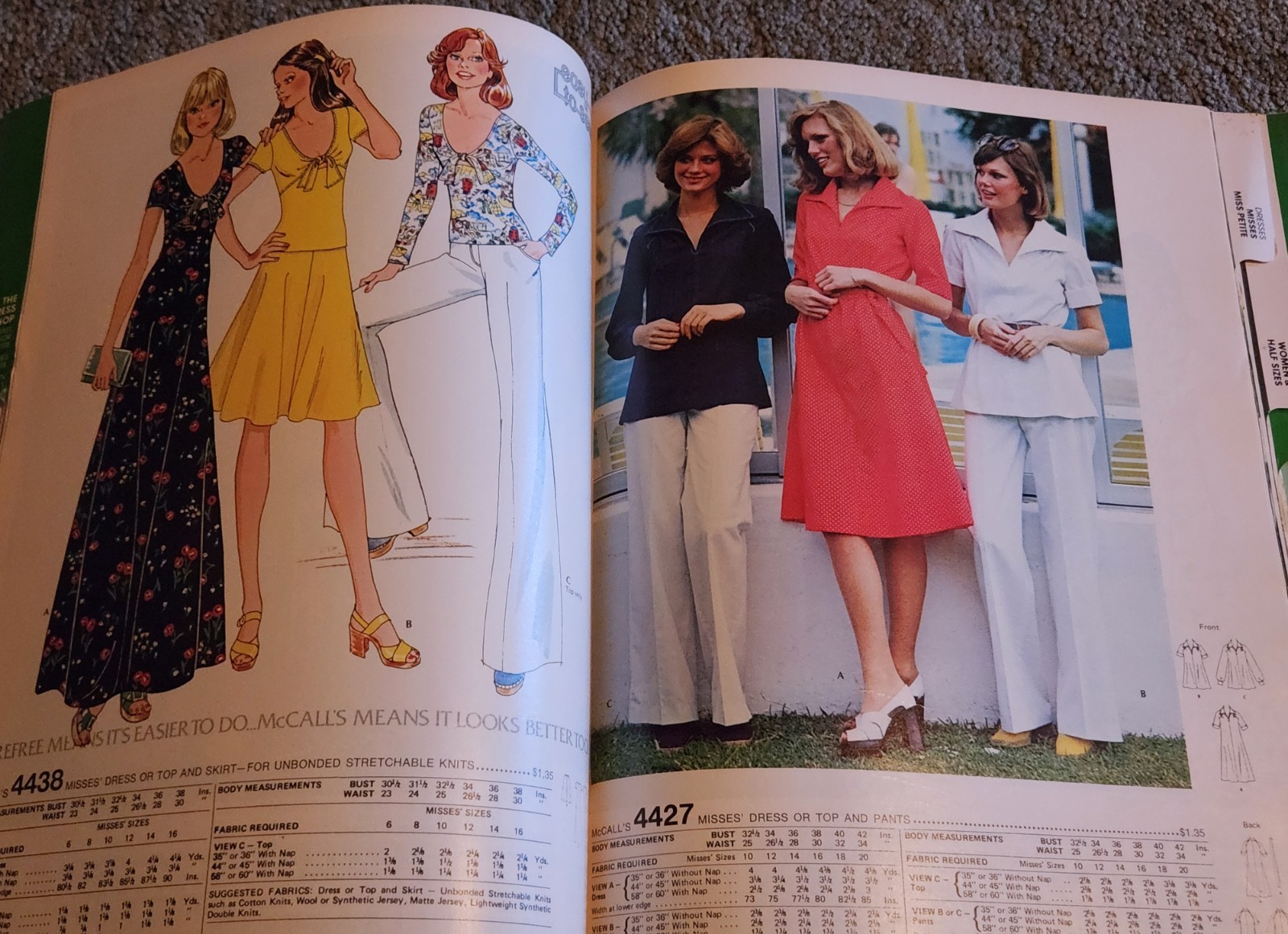 May 1975 McCall's HUGE Store Counter PATTERN CATALOG Halston Designs Marlo Style