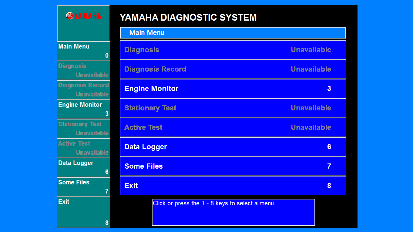Diagnostic cable adapter scanner kit for Yamaha YDS Outboard WaveRunner Jet Boat