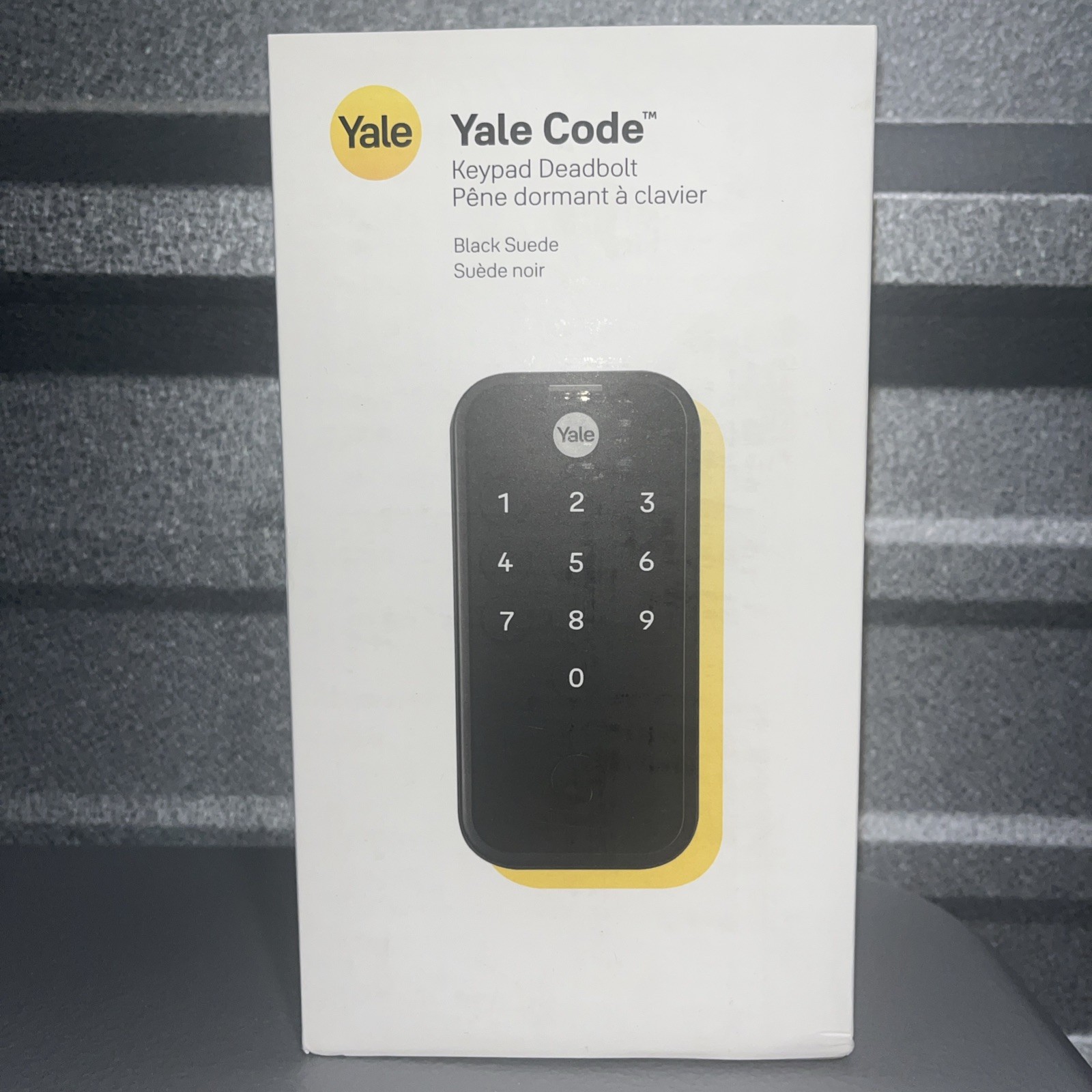 Yale Master Lock Electronic Keypad Deadbolt in Black Suede Finish | BRAND NEW