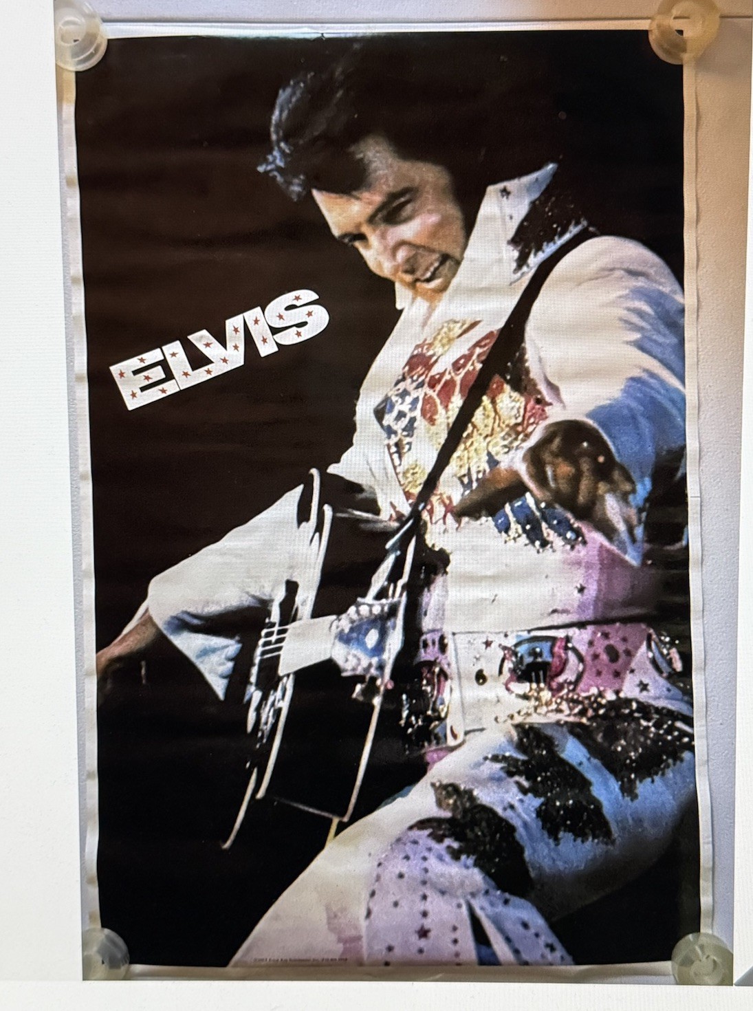 Elvis Presley 1972 Original Frank Kay Gloss Wall Poster 35" x 22.75" ROLLED