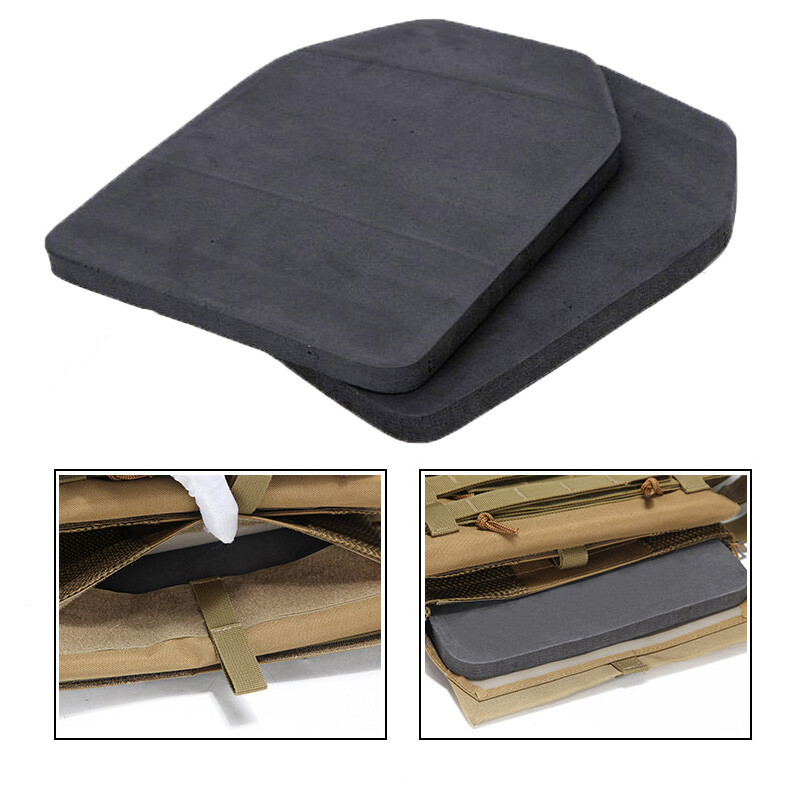2 Pack EVA Foam Plate Carrier Vest Armor Plates for Airsoft Game Paintball Game