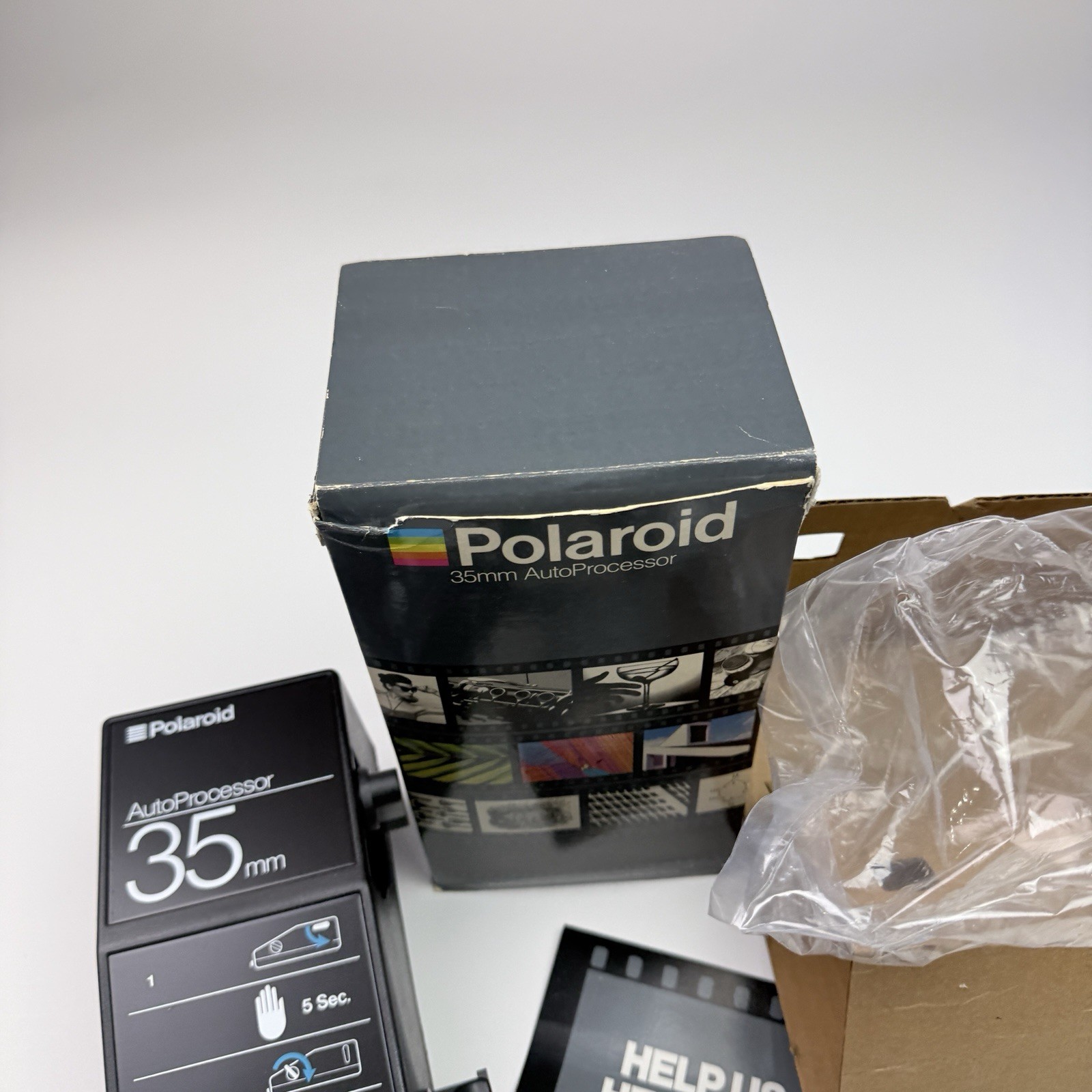 Polaroid 35mm AutoProcessor for Developing Instant 35mm Film W/ Box, Manual
