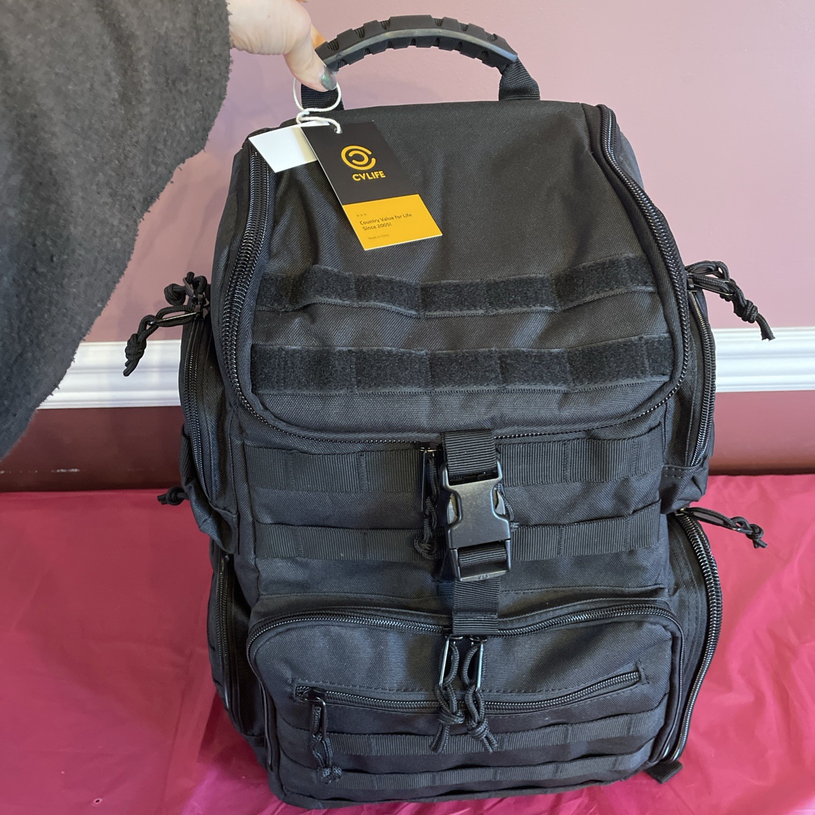 NWT Tactical Range Backpack Removable Divider Gun Cases Bag 4 Pistol Carrying