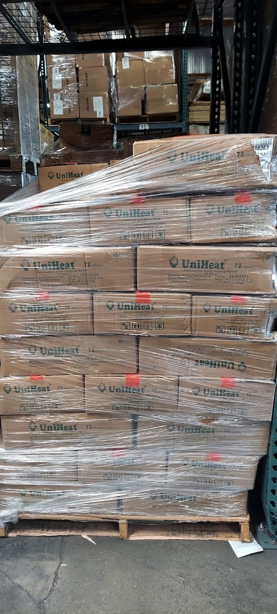 UniHeat 72 Hr (50 Piece) Shipping Warmer Heat Pack Bulk Exp 10/15/2028 or later