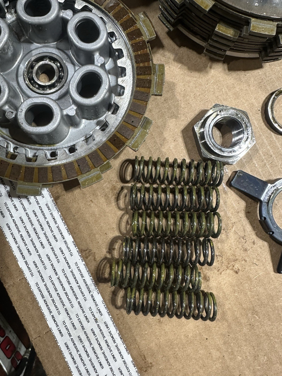 2008-2016 YAMAHA R6 COMPLETE OEM CLUTCH BASKET ASSEMBLY W/PLATES/DISKS