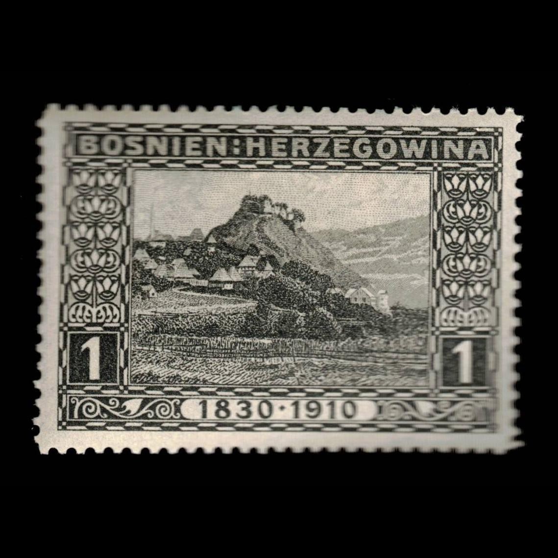 Bosnia & Herzegovina, Scott 46, View of Deboj, 1910, MH, 115357