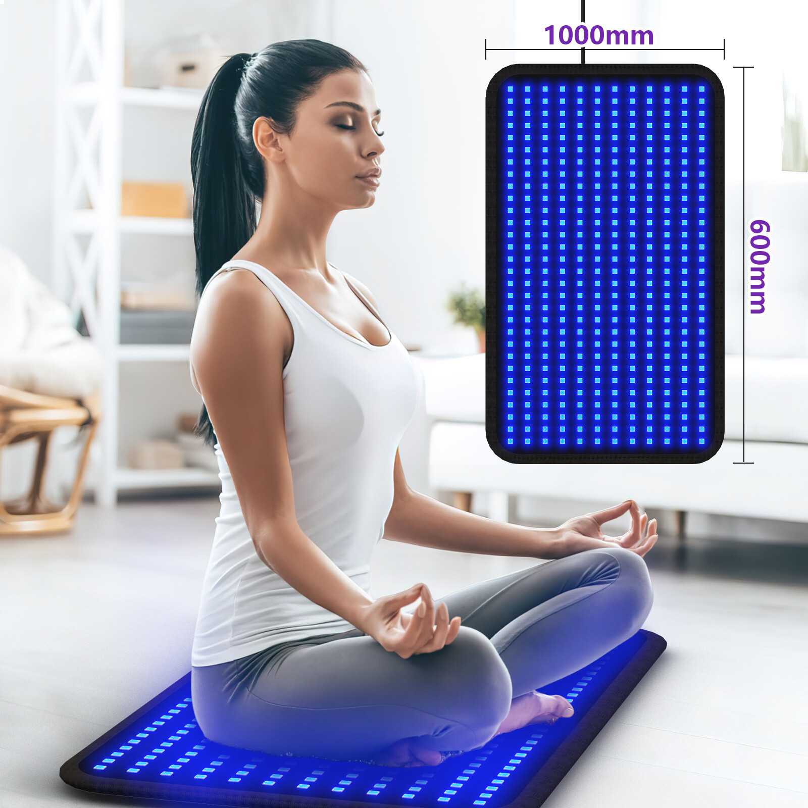 Sunless Tanning Mat Sun Solarium Self-Tanning Pad Safety Sunbed Solarium Light