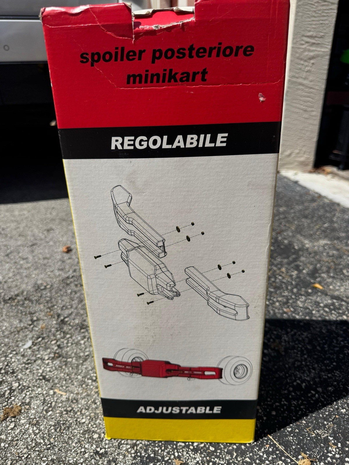 KG RACING KART BLACK REAR BUMPER KIT 3 PIECE SP.002 Cadet