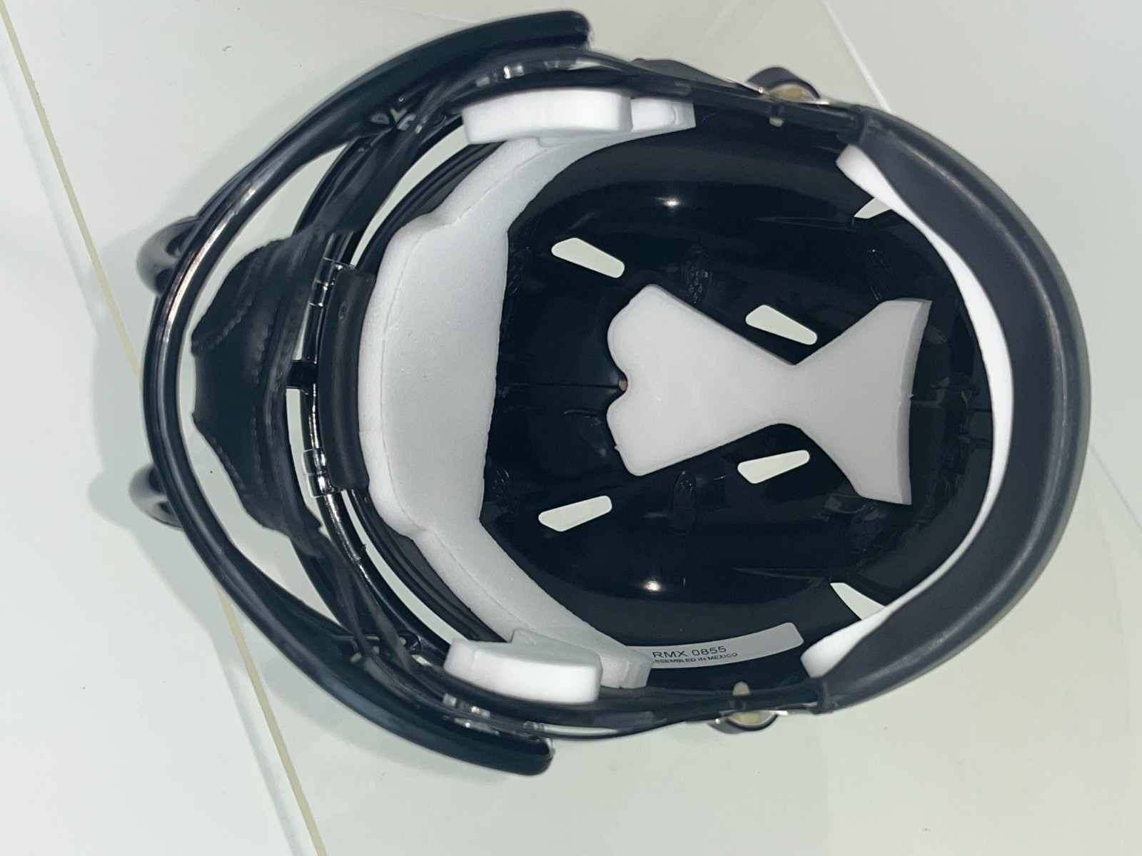 Matte Black Blank Riddell Revolution SPEED Mini Football Helmet - Used