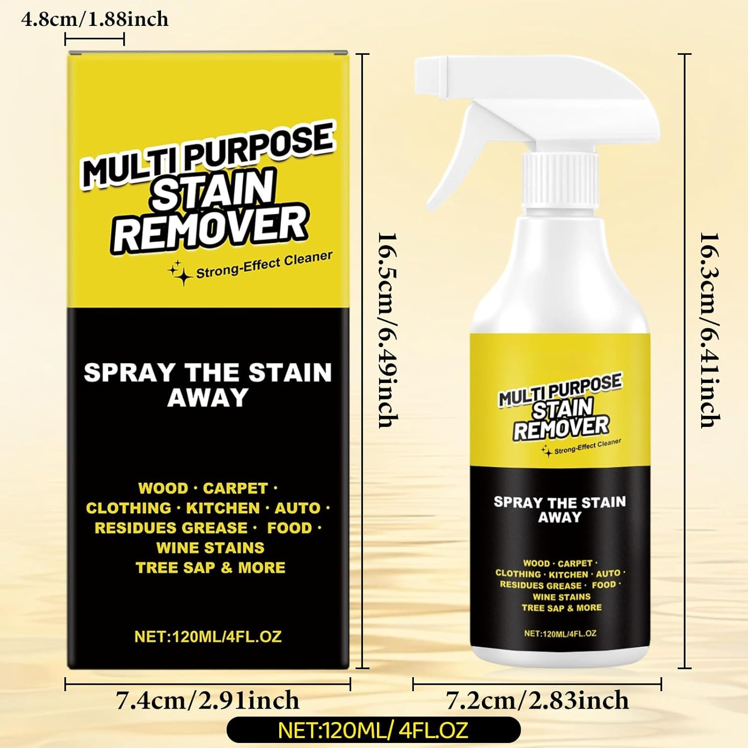 2Pcs Alien Multi-Purpose Stain Remover, All Purpose Cleaner Spray, Powerful Clea