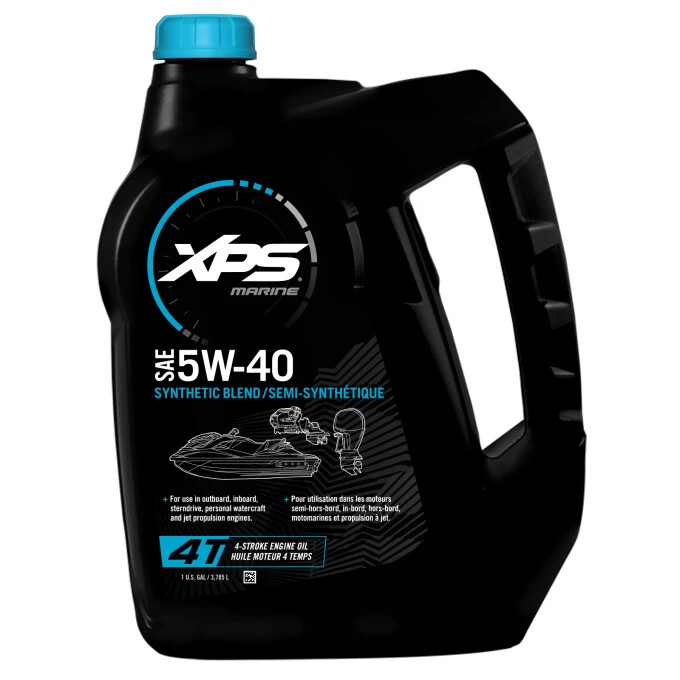 BRP 779435 XPS Marine 5W40 4T Synthenic Blend Oil Gallon BRP