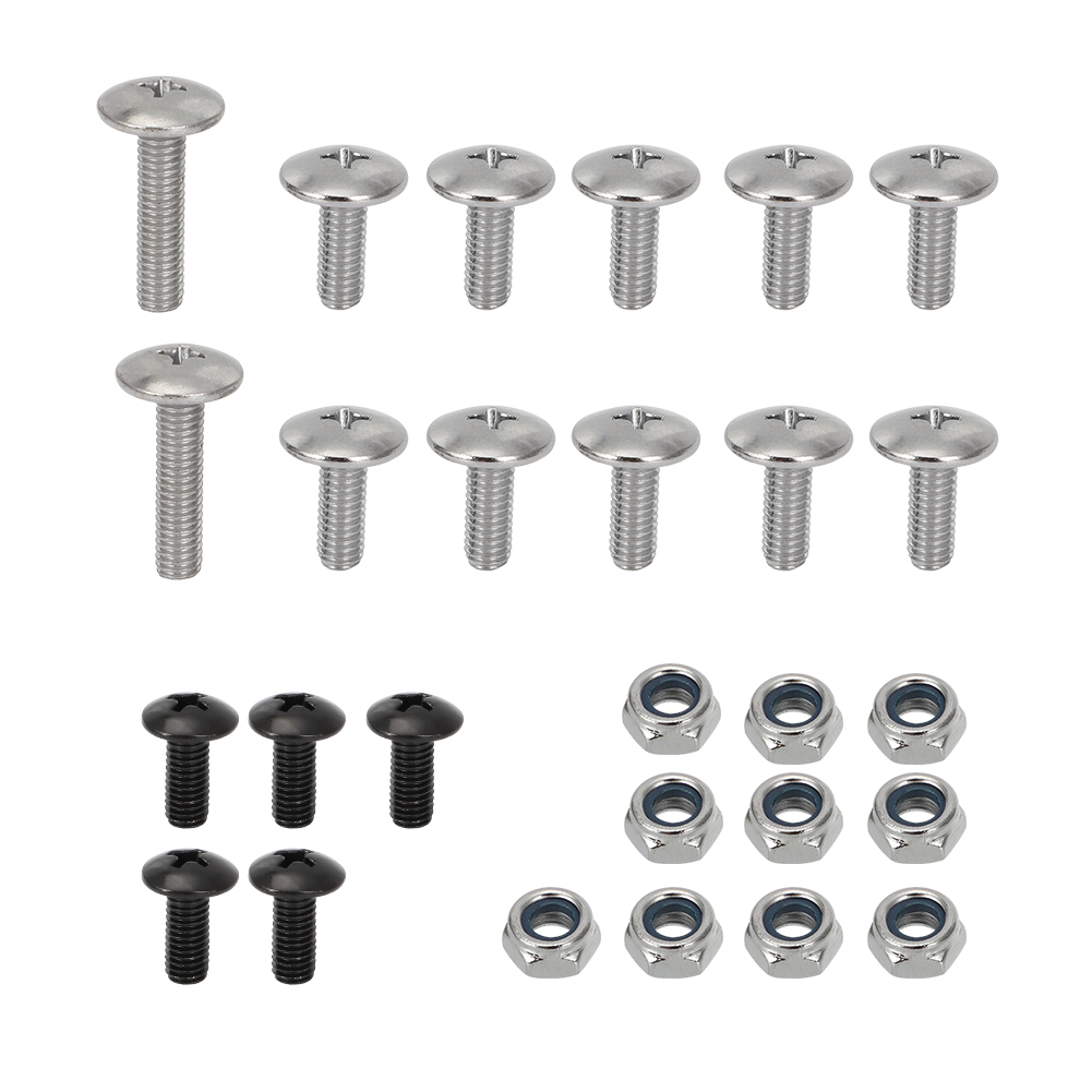 For Yamaha Warrior Banshee Blaster Round Head Fenders Screw Bolts Rebuild Kit