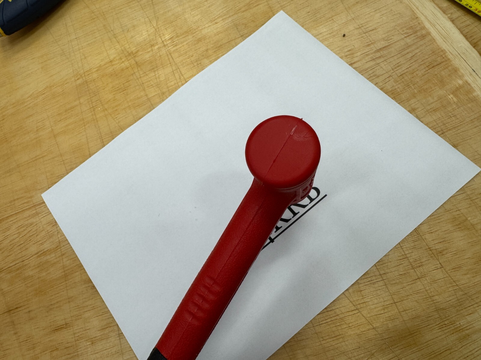 Snap-on Tools USA New Red Small 10oz Slimline SOFT FACE Dead Blow Hammer HBSE10