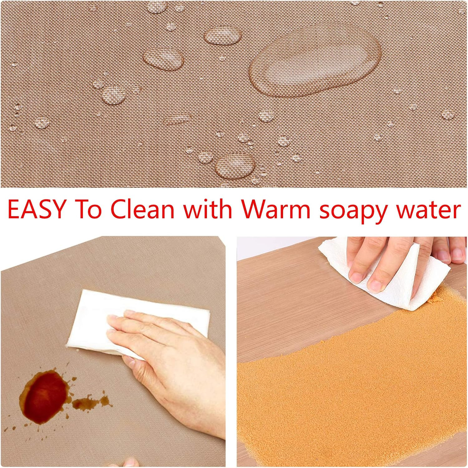 3 Pack Teflon Sheet for Heat Press, 12" X 16" Heat Transfer Paper for T Shirts H