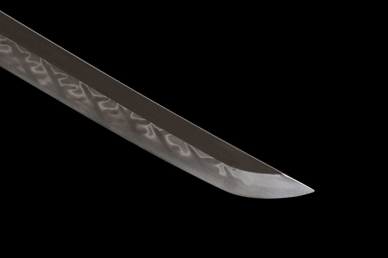 US 20'' Tanto Katana Sword Clay Tempered L6 Steel Blade Rzaor Sharp Battle Ready