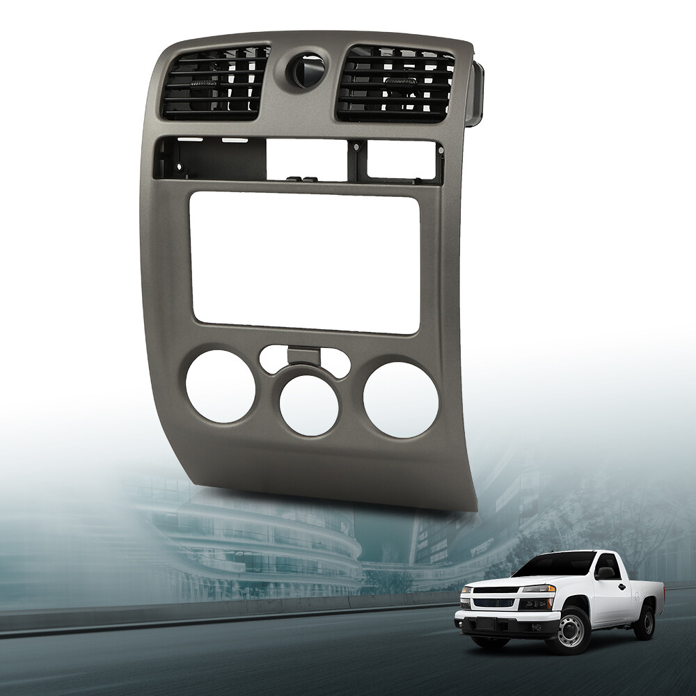 Fit For 2004-2012 Chevy Colorado GMC Canyon Center Dash Radio Vent Bezel Gray