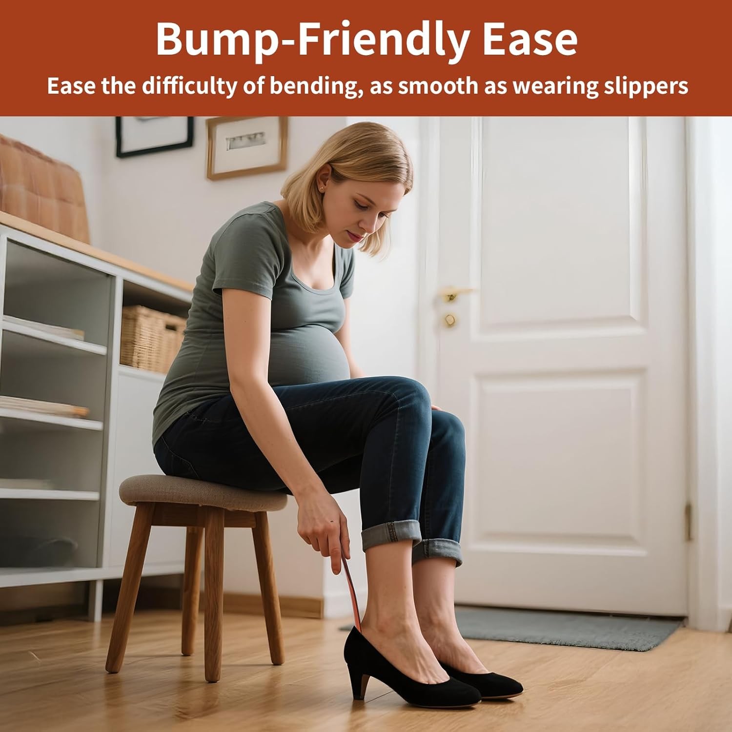 2Pcs Shoe Horns, 9.05 Inches High-toughness Plastic Horn with Hang...